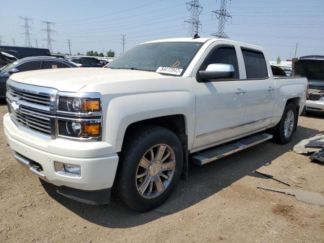 3GCUKTECXEG342266 - 2014 CHEVROLET SILVERADO K1500 HIGH COUNTRY WHITE photo 1