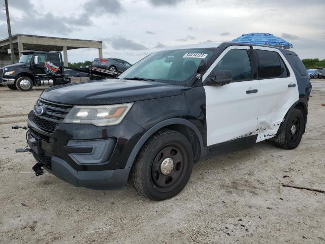 1FM5K8AR5HGC07168 - 2017 FORD EXPLORER POLICE INTERCEPTOR 双色 照片 1