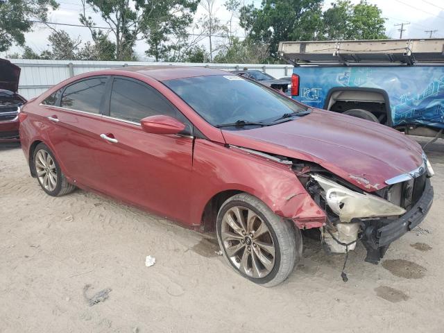 5NPEC4AC2CH500746 - 2012 HYUNDAI SONATA SE RED photo 4