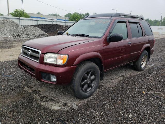 JN8DR09X02W667629 - 2002 NISSAN PATHFINDER LE BURGUNDY photo 1