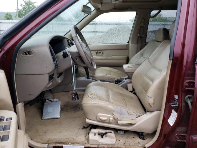 JN8DR09X02W667629 - 2002 NISSAN PATHFINDER LE BURGUNDY photo 7