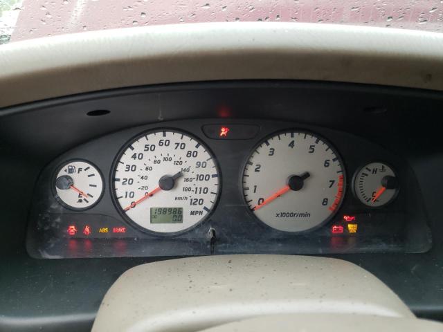 JN8DR09X02W667629 - 2002 NISSAN PATHFINDER LE BURGUNDY photo 9