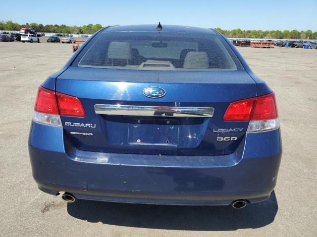 4S3BMDL62B2223975 - 2011 SUBARU LEGACY 3.6R LIMITED BLUE photo 6