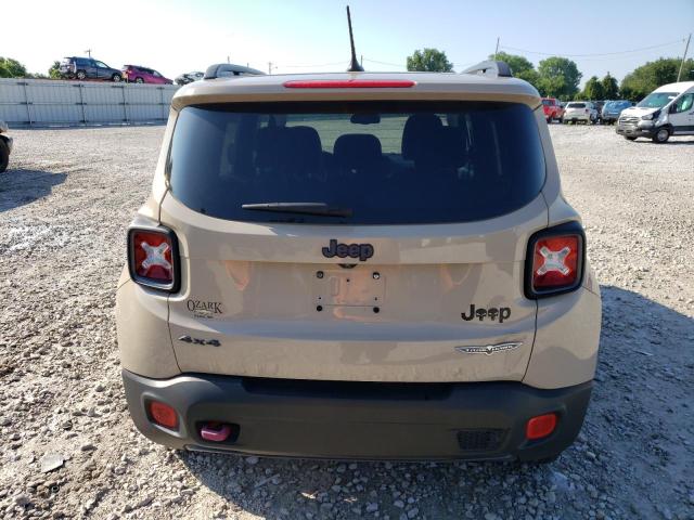 ZACCJBCB7HPF81912 - 2017 JEEP RENEGADE TRAILHAWK TAN photo 6