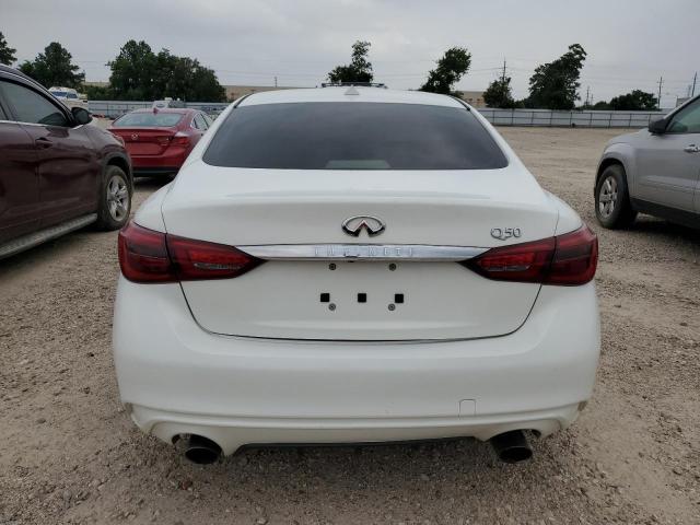 JN1EV7AP4JM361983 - 2018 INFINITI Q50 LUXE WHITE photo 6