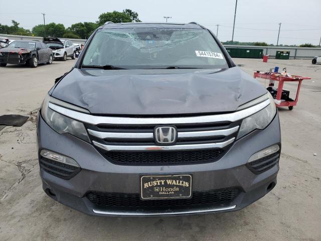 5FNYF5H97HB026870 - 2017 HONDA PILOT TOURING GRAY photo 5