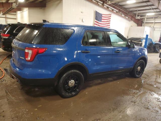 1FM5K8AT5GGD06325 - 2016 FORD EXPLORER POLICE INTERCEPTOR 蓝色 照片 3