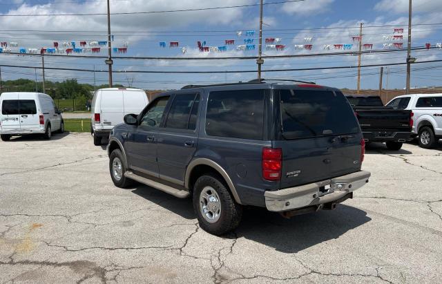 1FMFU18LX1LB61387 - 2001 FORD EXPEDITION EDDIE BAUER BLUE photo 3