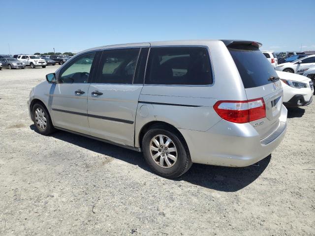 5FNRL38217B004155 - 2007 HONDA ODYSSEY LX SILVER photo 2