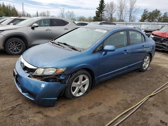 2HGFA1F62AH010097 - 2010 HONDA CIVIC LX-S ლურჯი ფოტო 1
