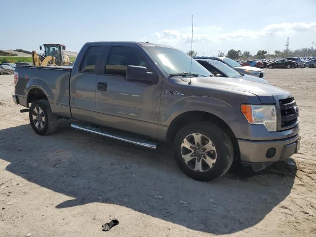 1FTFX1CFXDKG16973 - 2013 FORD F150 SUPER CAB CHARCOAL photo 4