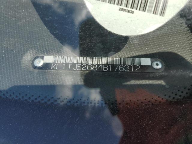 KL1TJ62684B176312 - 2004 CHEVROLET AVEO LS ლურჯი ფოტო 12