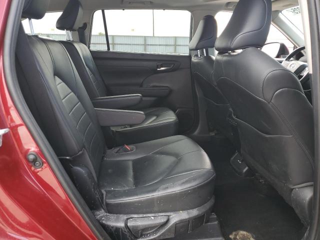 5TDGZRBH5LS017051 - 2020 TOYOTA HIGHLANDER XLE RED photo 11