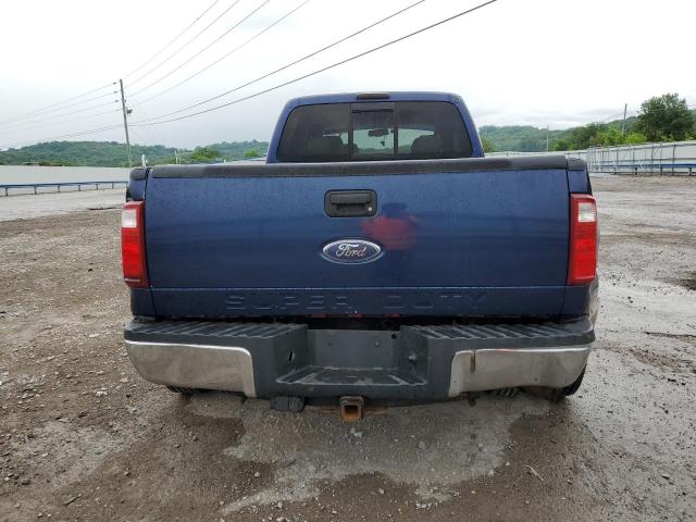 1FTWW33R18EB23387 - 2008 FORD F350 SUPER DUTY BLUE photo 6