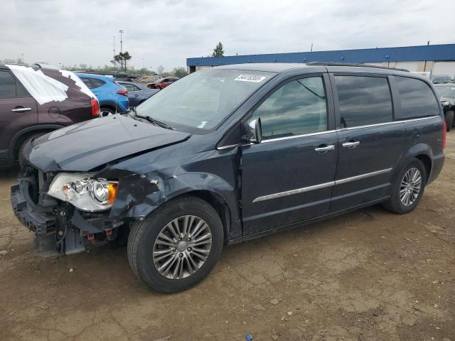 2C4RC1CG3ER328927 - 2014 CHRYSLER TOWN & COU TOURING L BLUE photo 1