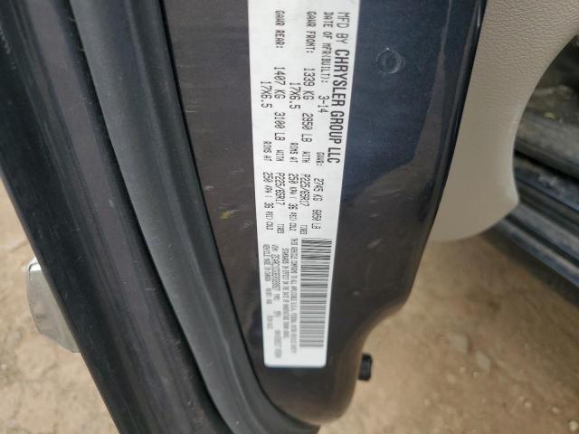 2C4RC1CG3ER328927 - 2014 CHRYSLER TOWN & COU TOURING L BLUE photo 13