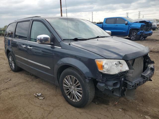 2C4RC1CG3ER328927 - 2014 CHRYSLER TOWN & COU TOURING L BLUE photo 4