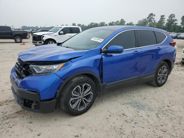 7FARW1H57NE011019 - 2022 HONDA CR-V EX BLUE photo 1