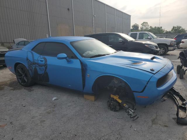 2C3CDZFJXKH521283 - 2019 DODGE CHALLENGER R/T SCAT PACK BLUE photo 4