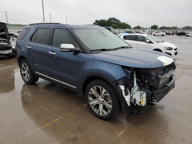 1FM5K8HT3KGA07480 - 2019 FORD EXPLORER PLATINUM BLUE photo 4