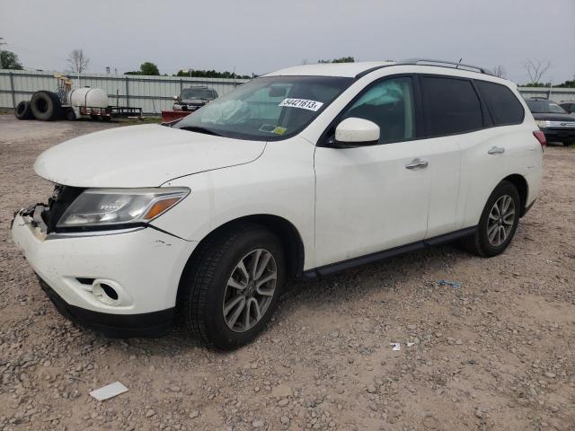 5N1AR2MM6DC623979 - 2013 NISSAN PATHFINDER S WHITE photo 1