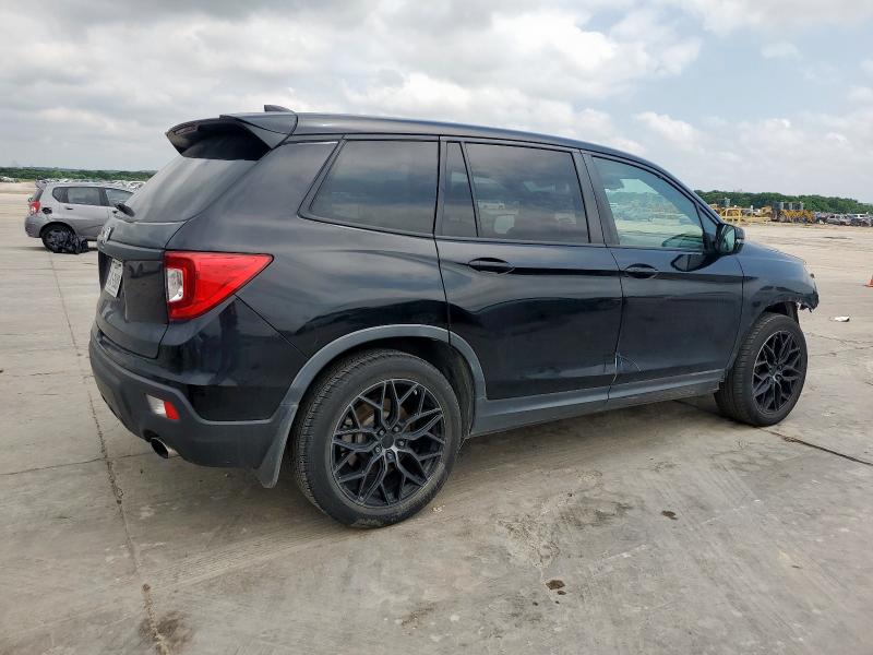 5FNYF7H5XKB011151 - 2019 HONDA PASSPORT EXL أسود صورة 3