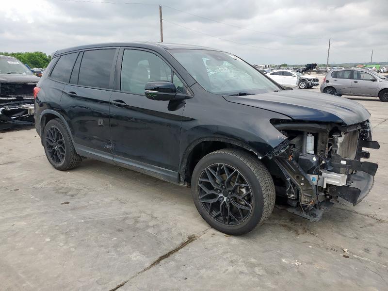 5FNYF7H5XKB011151 - 2019 HONDA PASSPORT EXL أسود صورة 4