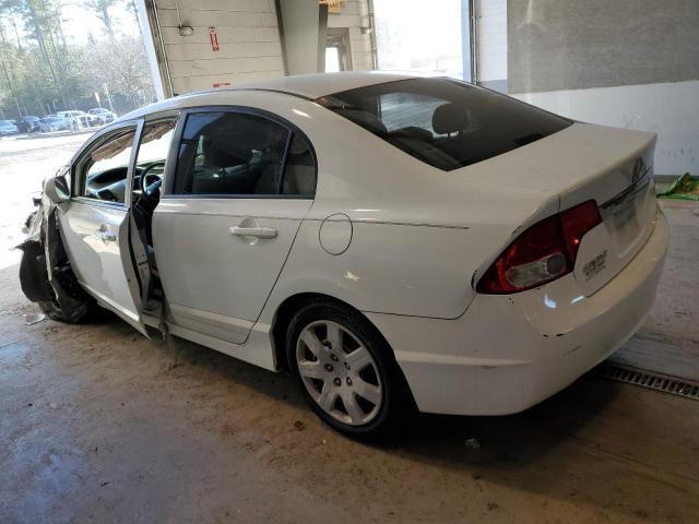 2HGFA16529H365127 - 2009 HONDA CIVIC LX WHITE photo 2