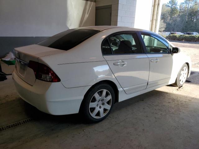 2HGFA16529H365127 - 2009 HONDA CIVIC LX WHITE photo 3