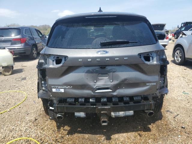 1FMCU9J92NUB96568 - 2022 FORD ESCAPE TITANIUM GRAY photo 6