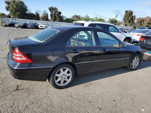 WDBRF64J51F075415 - 2001 MERCEDES-BENZ C 320 BLACK photo 3