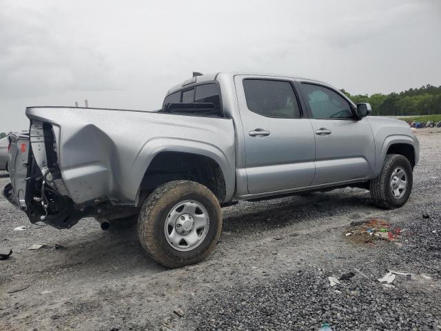 3TYAX5GN7NT047517 - 2022 TOYOTA TACOMA DOUBLE CAB SILVER photo 3