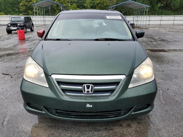 5FNRL38685B032468 - 2005 HONDA ODYSSEY EXL GREEN photo 5