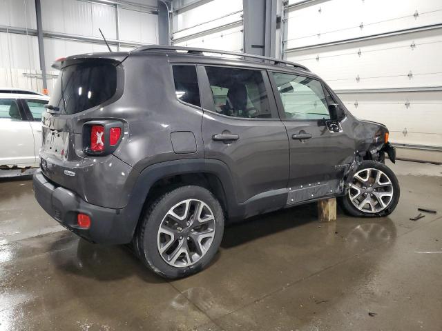 ZACCJBBB5HPE54075 - 2017 JEEP RENEGADE LATITUDE GRAY photo 3