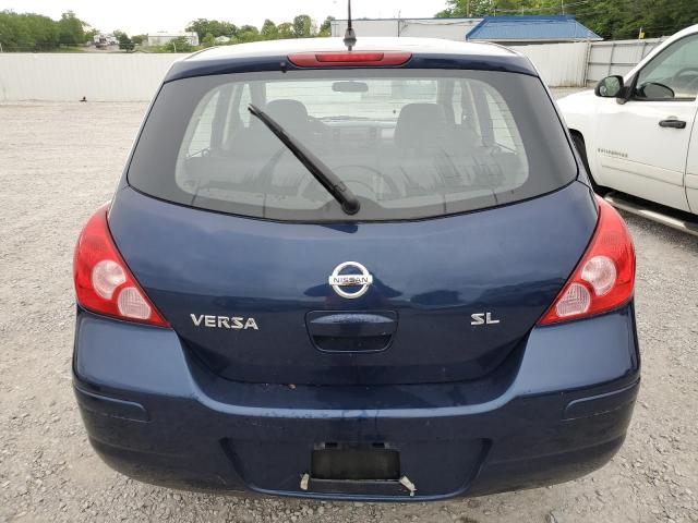 3N1BC13E38L369658 - 2008 NISSAN VERSA S BLUE photo 6