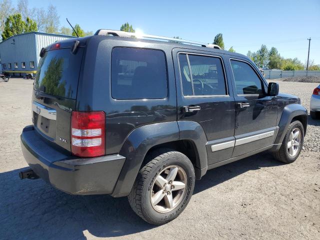 1J8GN58K48W145918 - 2008 JEEP LIBERTY LIMITED BLACK photo 3