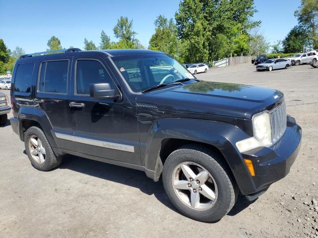 1J8GN58K48W145918 - 2008 JEEP LIBERTY LIMITED BLACK photo 4