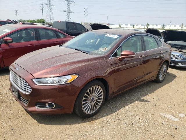 3FA6P0K91GR178307 - 2016 FORD FUSION TITANIUM BURGUNDY photo 1