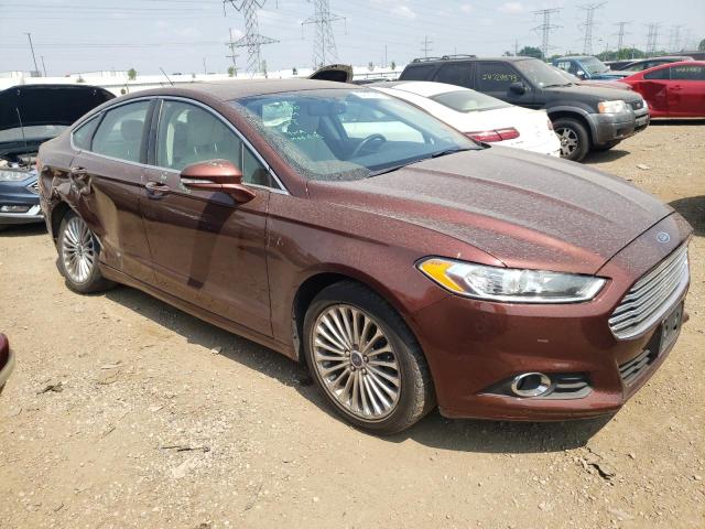 3FA6P0K91GR178307 - 2016 FORD FUSION TITANIUM BURGUNDY photo 4