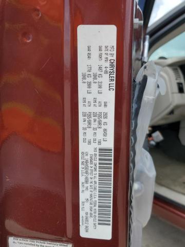 1A8HX58248F148980 - 2008 CHRYSLER ASPEN LIMITED MAROON photo 14