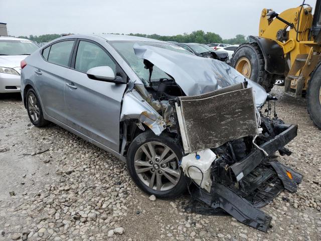 5NPD84LF3HH079065 - 2017 HYUNDAI ELANTRA SE SILVER photo 4