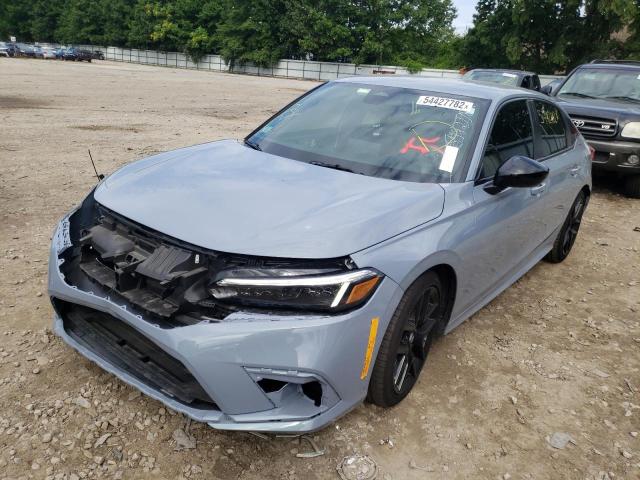 2HGFE2F54NH571053 - 2022 HONDA CIVIC SPORT 灰色 照片 2