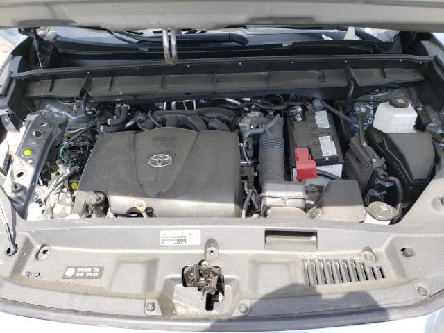 5TDGZRBH5NS245733 - 2022 TOYOTA HIGHLANDER XLE BLUE photo 12