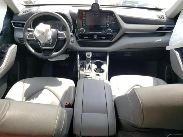 5TDGZRBH5NS245733 - 2022 TOYOTA HIGHLANDER XLE BLUE photo 8