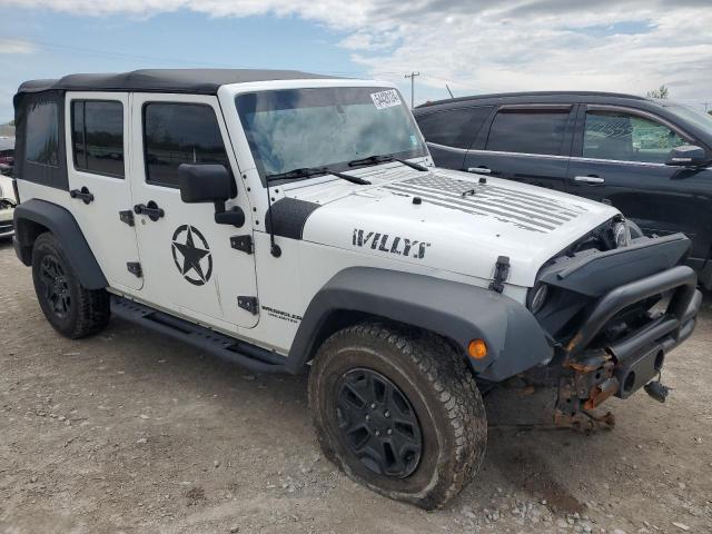 1C4BJWDG2HL564291 - 2017 JEEP WRANGLER U SPORT WHITE photo 4