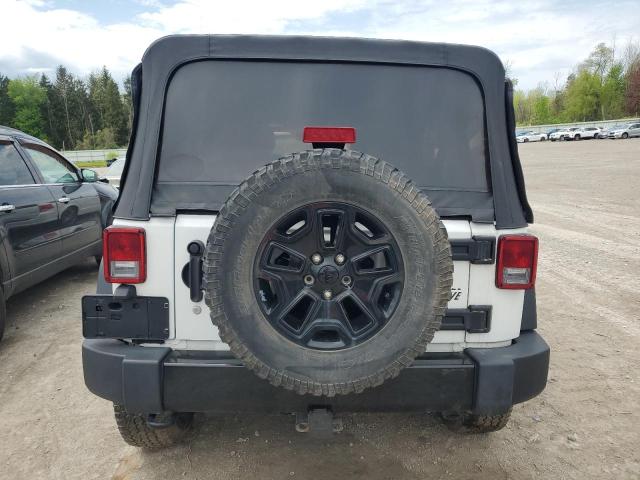 1C4BJWDG2HL564291 - 2017 JEEP WRANGLER U SPORT WHITE photo 6