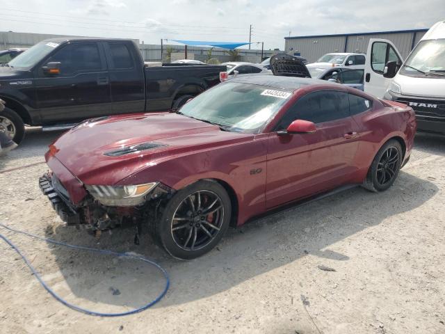 1FA6P8CF9F5347865 - 2015 FORD MUSTANG GT RED photo 1