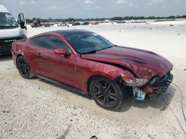 1FA6P8CF9F5347865 - 2015 FORD MUSTANG GT RED photo 4