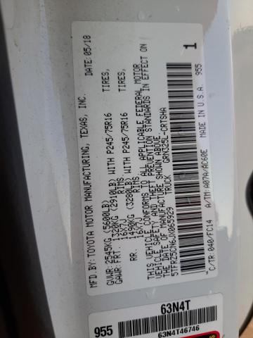 5TFRZ5CN6JX065929 - 2018 TOYOTA TACOMA ACCESS CAB თეთრი ფოტო 12