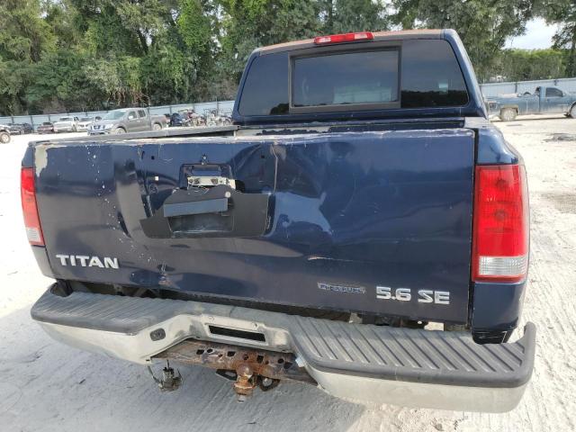 1N6BA07DX8N358796 - 2008 NISSAN TITAN XE BLUE photo 6